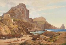 Marina Piccola, Capri, c.1844. Creator: Louis Gurlitt