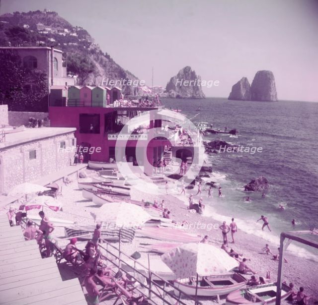 Marina Piccola, Capri, Italy, c1955.  Creator: Arthur Charles Kirby Ware.