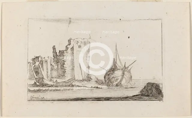 Marine, 1642. Creator: Stefano della Bella.