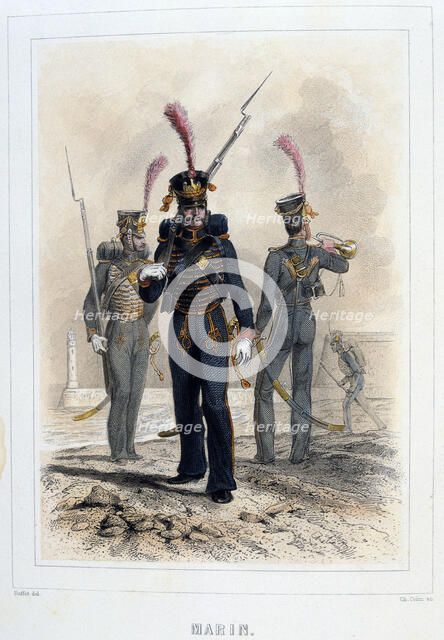 'Marine', 1859.  Artist: Auguste Raffet