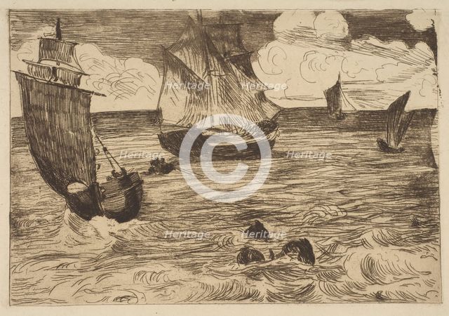 Marine, 1865-66. Creator: Edouard Manet.