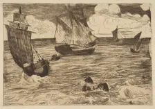 Marine, 1865-66. Creator: Edouard Manet