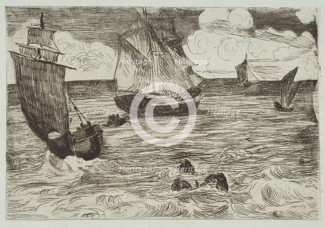 Marine, 1865-66. Creator: Edouard Manet.