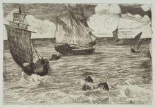 Marine, 1865-66. Creator: Edouard Manet