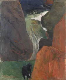 Marine avec vache, 1888. Creator: Gauguin, Paul Eugéne Henri (1848-1903)