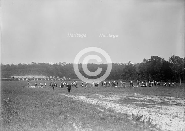 Marine Corps Rifle Range, Winthrop, Md. - Views, 1917. Creator: Harris & Ewing.