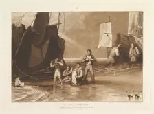 Marine Dabblers (Liber Studiorum, part VI, plate 29), June 1811. Creator: JMW Turner