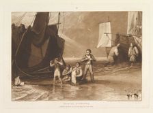 Marine Dabblers (Liber Studiorum, part VI, plate 29), June 1811. Creator: JMW Turner