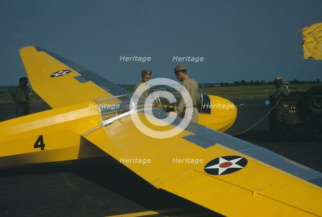 Marine glider at Page Field, Parris Island, S.C., 1942. Creator: Alfred T Palmer.