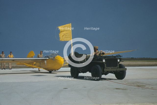 Marine glider at Page Field, Parris Island, S.C., 1942. Creator: Alfred T Palmer.