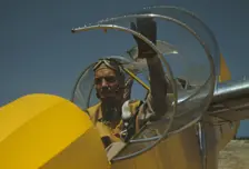 Marine glider pilot at Parris Island, S.C., 1942. Creator: Alfred T Palmer