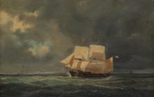 Marine Landscape, 1845. Creator: Anton Melbye