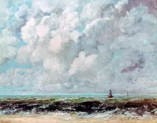 Marine Landscape c1840-1877. Artist: Gustave Courbet