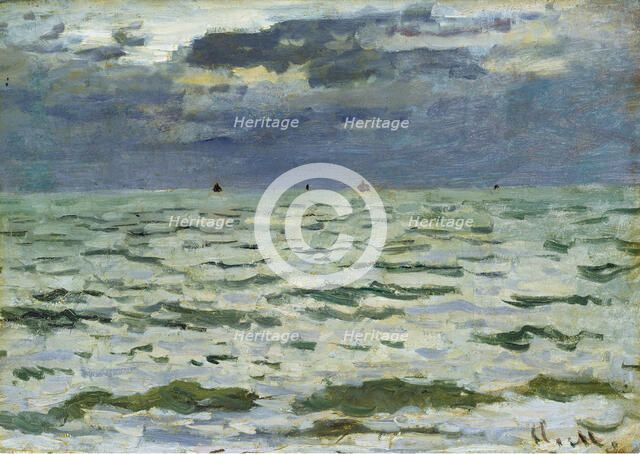 Marine, Le Havre, ca 1866. Creator: Monet, Claude (1840-1926).