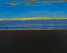 Marine, plage sombre (Seascape, dark beach), 1923