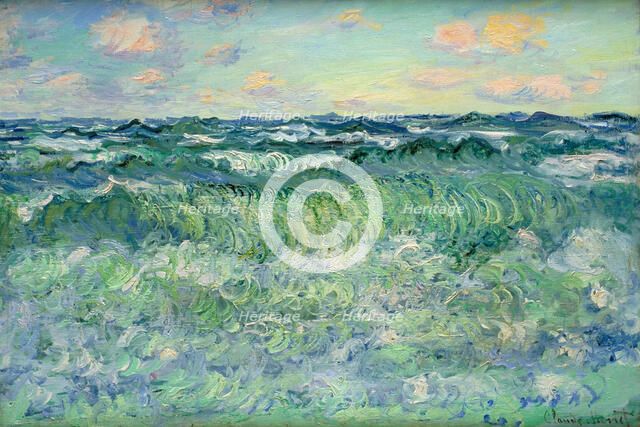 Marine, Pourville, 1881. Creator: Monet, Claude (1840-1926).