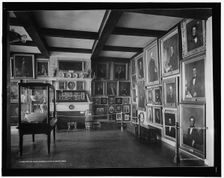 Marine Room, East India Hall, Peabody Museum, Salem, Mass., c.between 1905 and 1920. Creator: Unknown