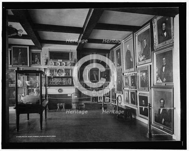 Marine Room, East India Hall, Peabody Museum, Salem, Mass., c.between 1905 and 1920. Creator: Unknown.