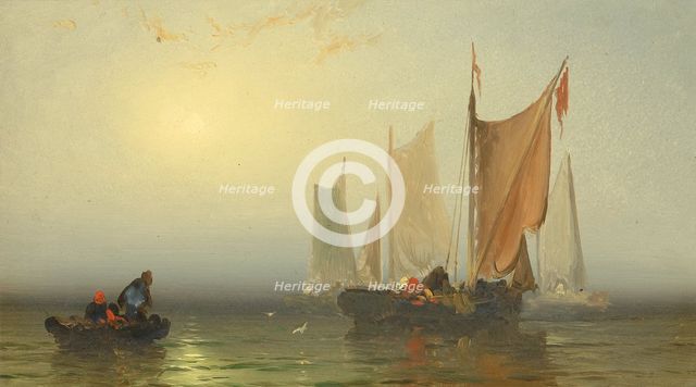 Marine Study, 1860-1900. Creator: Franklin D. Briscoe.