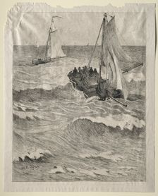 Marine Scene, 1879. Creator: Hendrik Willem Mesdag (Dutch, 1831-1915)