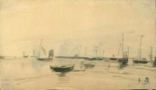 Marine Scene (recto), 1870-85. Creator: Eugene Louis Boudin