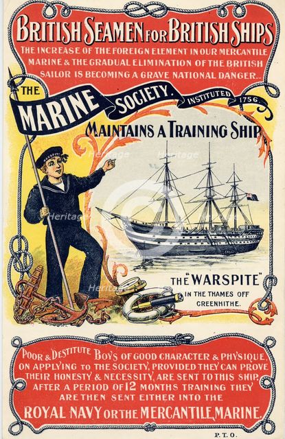 Marine Society, 19th century. Artist: Unknown