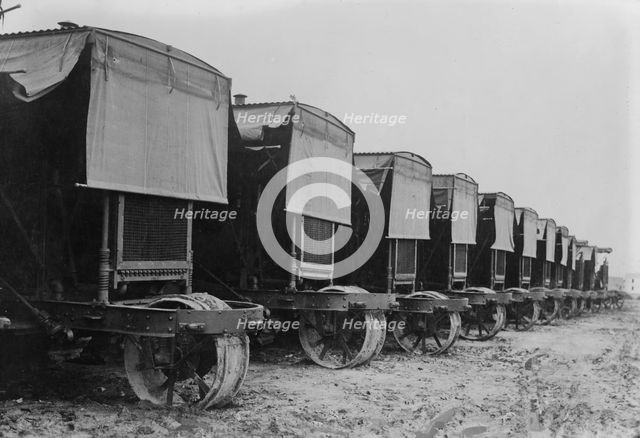 Marine trucks, between c1915 and c1920. Creator: Bain News Service.