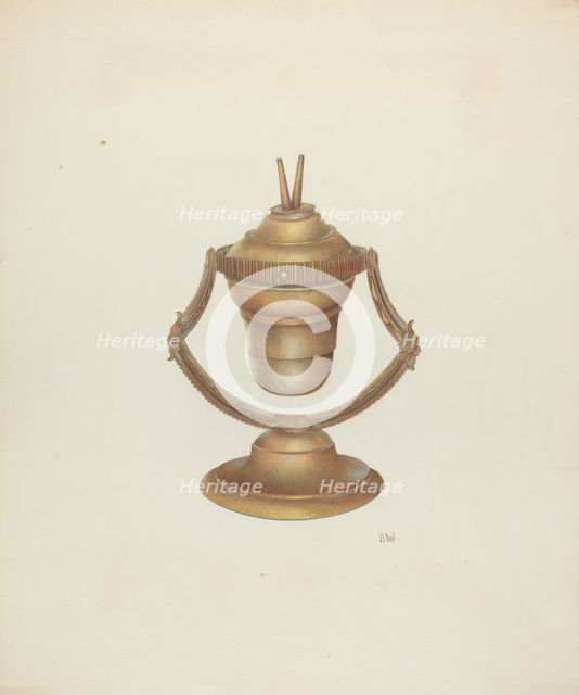 Mariner's Lamp, c. 1940. Creator: Joseph L. Boyd.