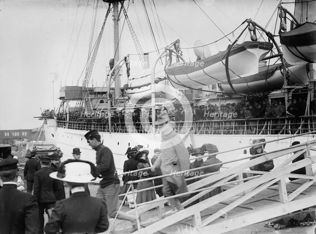Marines aboard Prairie, 1911. Creator: Bain News Service.