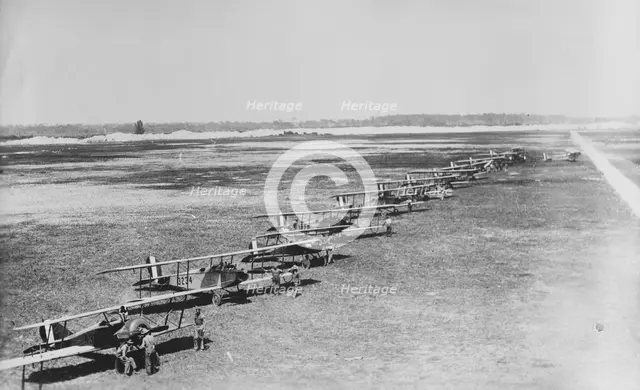 Marines' flying field, Miami, 1918. Creator: Bain News Service.
