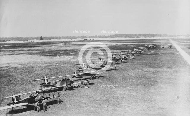Marines' flying field, Miami, 1918. Creator: Bain News Service.