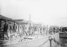 Marines - League Isl'd., 1913. Creator: Bain News Service