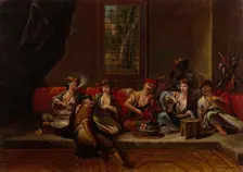 Marines of the Ottoman Navy, 1730s. Artist: Vanmour (Van Mour), Jean-Baptiste, (School)