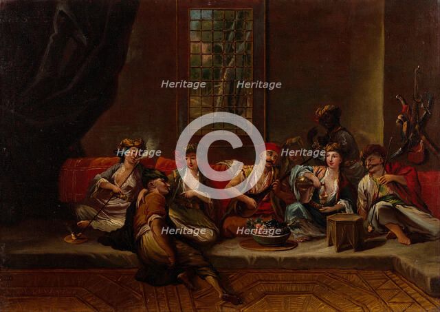 Marines of the Ottoman Navy, 1730s. Artist: Vanmour (Van Mour), Jean-Baptiste, (School)  