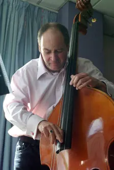 Mario Castronari, bassist and composer, Hawth Theatre, Crawley, West Sussex, 2010. Artist: Brian O'Connor