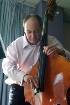 Mario Castronari, bassist and composer, Hawth Theatre, Crawley, West Sussex, 2010. Artist: Brian O'Connor
