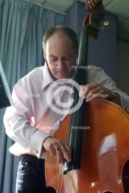 Mario Castronari, bassist and composer, Hawth Theatre, Crawley, West Sussex, 2010. Artist: Brian O'Connor.