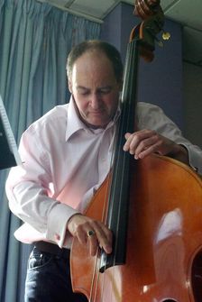 Mario Castronari, bassist and composer, Hawth Theatre, Crawley, West Sussex, 2010. Artist: Brian O'Connor