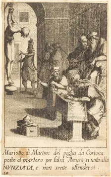 Mariotto di Martino, 1619. Creator: Jacques Callot