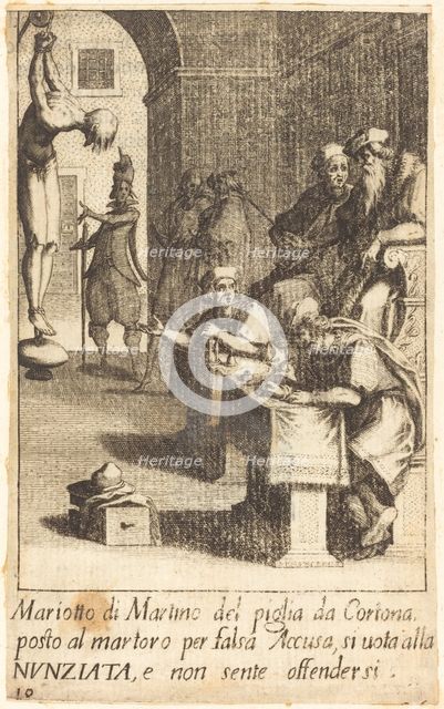 Mariotto di Martino, 1619. Creator: Jacques Callot.