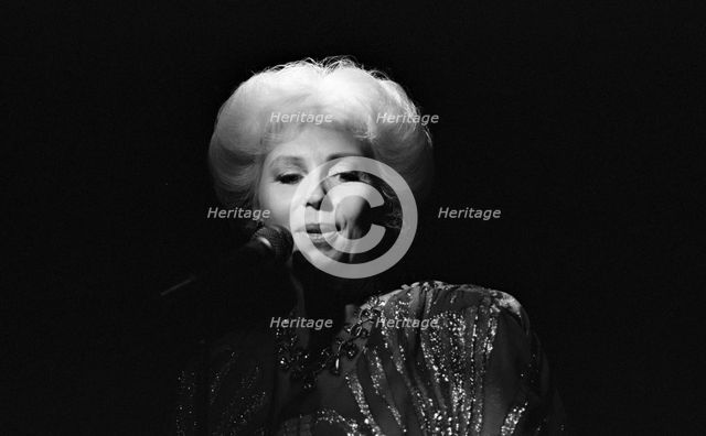 Marion Montgomery, Ronnie Scott's Jazz Club, Soho, London, Mar 1987. Creator: Brian O'Connor.
