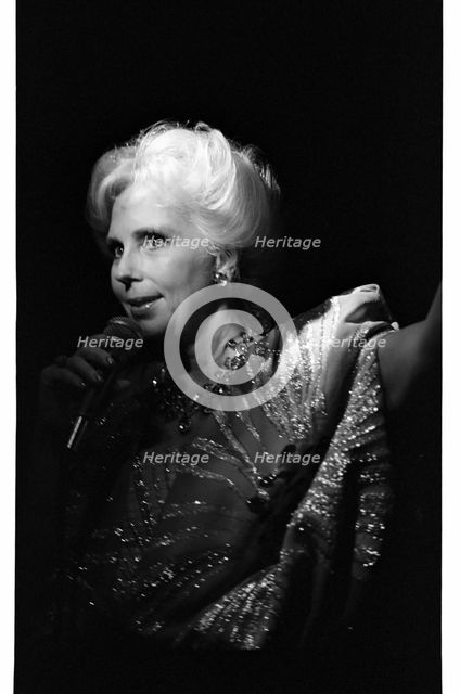 Marion Montgomery, Ronnie Scott's, Soho, London, 1987. Artist: Brian O'Connor.