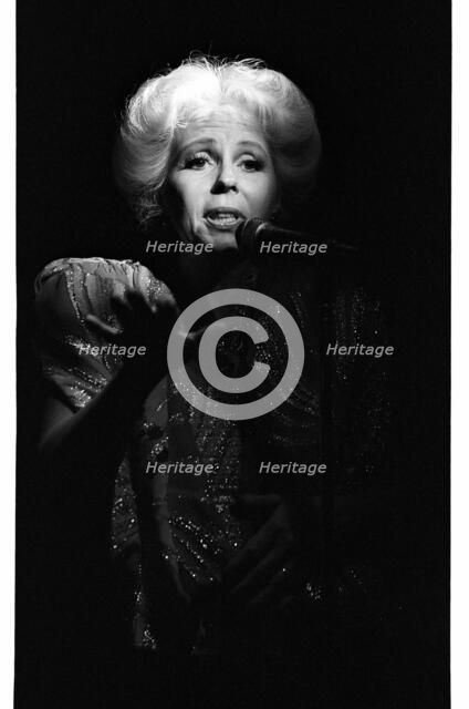 Marion Montgomery, Ronnie Scott's, Soho, London, 1987.   Artist: Brian O'Connor.