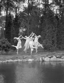 Marion Morgan dancers, between 1914 and 1927. Creator: Arnold Genthe