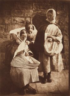 Marion Finlay, Mrs. Margaret (Dryburgh) Lyall and Mrs. Grace (Finlay) Ramsay, between 1843 and 1847. Creators: David Octavius Hill, Robert Adamson, Hill & Adamson