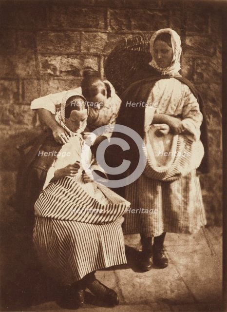 Marion Finlay, Mrs. Margaret (Dryburgh) Lyall and Mrs. Grace (Finlay) Ramsay, between 1843 and 1847. Creators: David Octavius Hill, Robert Adamson, Hill & Adamson.