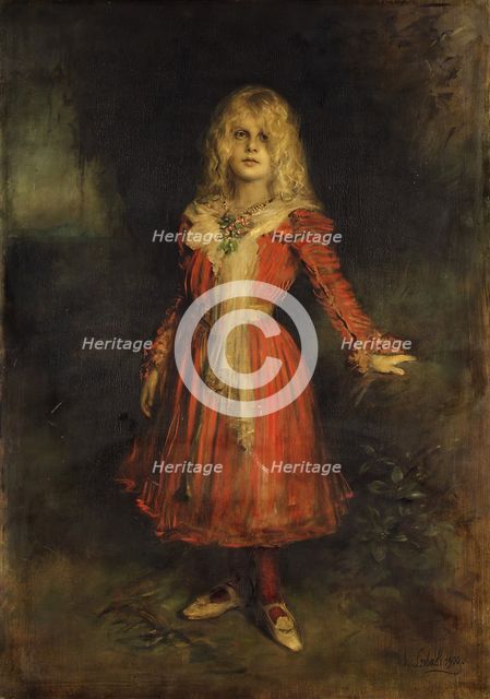 Marion Lenbach (1892-1947), the Artist's Daughter, 1900. Creator: Franz von Lenbach.