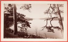 Marion River At Bassett Camp, Printed 1880 circa. Creator: Seneca Ray Stoddard