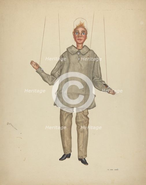 Marionette, 1935/1942. Creator: Vera Van Voris.