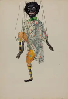 Marionette - "Topsy", c. 1936. Creator: Joseph Shapiro